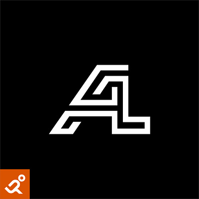 AL Monogram branding logo