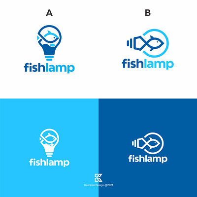 Fish Lamp branding logo