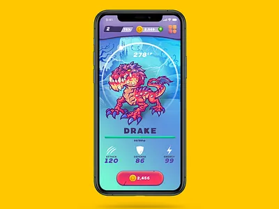 Mobile GameConcept app app ui concept design game graphic design mobile app mobile ui ui