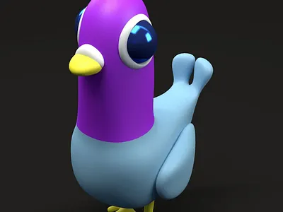 Pigeon 3d cinema4d