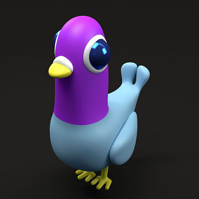 Pigeon 3d cinema4d