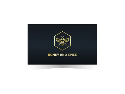 Logo design honey, bee art bee branding design golden graphic design honey identity illustration logo logo design ui ux vector