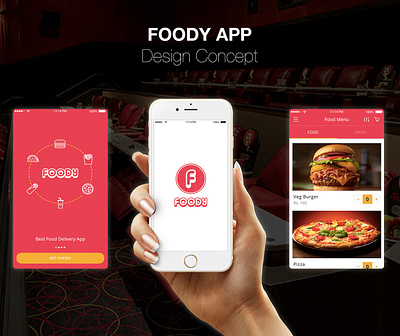 Food Delivery Mobile App adobe xd art direction design design concept design systems food application design food delivery food delivery app illustration information architecture ios mobile app logo restaurant app restaurant food app typography ui ux design user experience (ux) user interface designer visual design