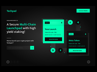 Launchpad UI blockchain crypto cryptocurrency cryptolaunch cryptolaunchpad cryptoui design launch launchcrypto launchpad launchpad design launchpaddesign stake ui uiux