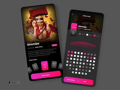 Here is Movie ticket booking #uidesign branding design designer ui uidesign ux uxui uxuidesign
