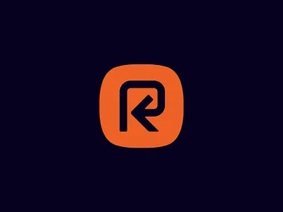 Replay/R/Arrow Logo brand mark branding clean design graphic design icon logo symbol typography vector