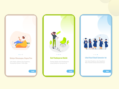 LearningMe android design elearning ui vector
