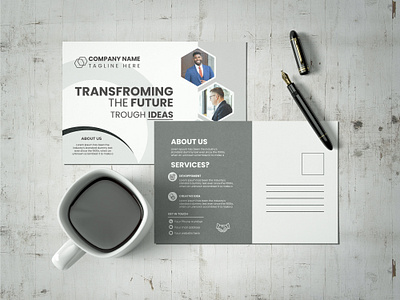 corporate postcard design homepage