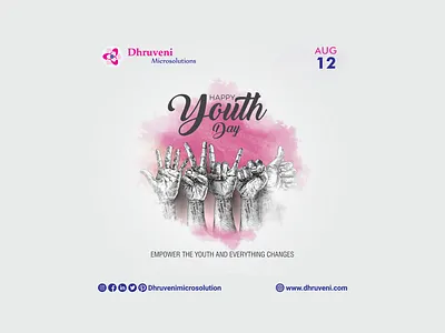 international youth day behance celibration day design graphic design instagram international post poster youthday