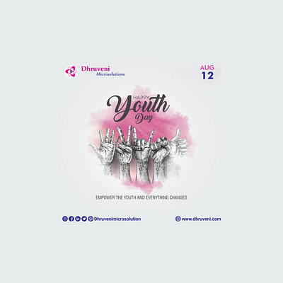 international youth day behance celibration day design graphic design instagram international post poster youthday