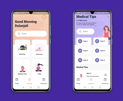 Exercise Mobile App UI using Flutter android app attractive dart design flutter ios material mobile app mobile application responsive ui ux