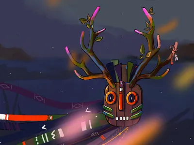 The spirit of the Earth animation art branding character colorful creative design graphic design illustration inspiration the spirit of the earth