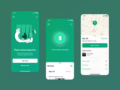 Key Storage App app design hig ios iot product design smart house ui ux