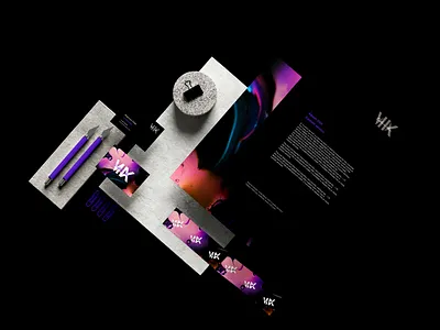 VIIX Customization Studio branding graphic design logo stationary typography