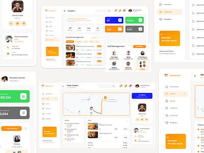 eRestaurant Management System app clone app development app ui dashboad erestaurant illustration mobile app design order restaurant restaurant management ui design ux ux design