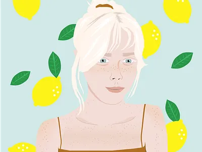 Lemon illustration lemon