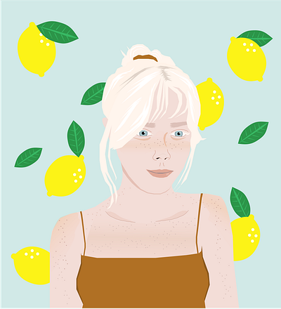 Lemon illustration lemon