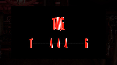 Taaag Bar Branding branding design flat logo typography vector