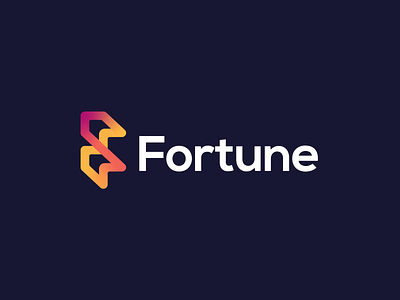 Fortune abstract logo app logo brand identity branding branding agency connect ecommerce logo f letter f logo logo logo design logo design agency logo designer luxury band minimal brand network startup startup logo tech logo top designer