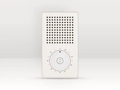 T3 radio Design in Sketch 3d branding braun clean design dieter rams graphic design illustration minimal skeuomorphism t3 radio