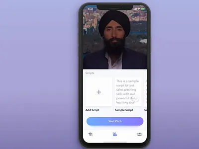 Lights Camera 🎥 3 2 1… Action ⚡️ analysis countdown mobile motion design perfect your pitch pitch practice pyp script scripts speech speech recognition teleprompter