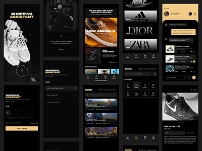 Shop Assistant App app app ui app ux application assistant app delivery delivery app ecommerce interactive ondemand product shopping app ui uiux