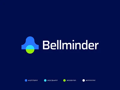 Bellminder Logo abstract alarm app logo bell brand identity branding corporate logo gennady savinov logo design geometric graphic design logo design modern notes notification overlapping platform professional logo quality logo reminder tech logo