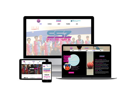 Sports Development, Inc - Non-Profit Website design graphic design website design
