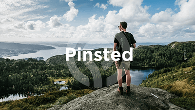 Pinsted - Online browser for amazing places in Norway agency branding businesscard graphic design logo norway ux