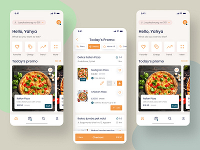 Online Pizza Delivery App Design - eBizneeds android app design android app development app designer app designers app designers australia app developer app developers