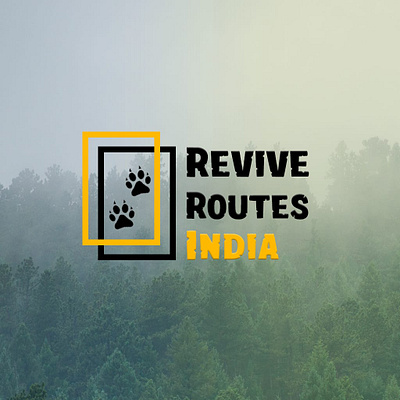 Logo Design For Revive Routes India brand identity design branding graphic design graphic designer logo design minimalist logo design revive routes india typography