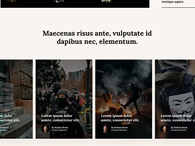 Newspaper - Blog Posts Carousel Grid blog blog grid blog posts design graphic design news articles ui ux web design