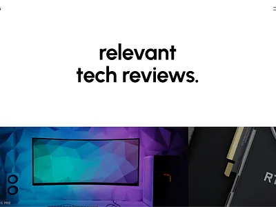 Tech Reviews - Hero blog hero design graphic design hero tech tech blog tech reviews ui ux web design
