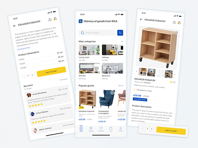 Store mobile application app design figma furniture mobile store ui design ux ui