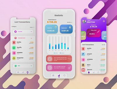 Your Daily Wallet design graphicdesign ui ux