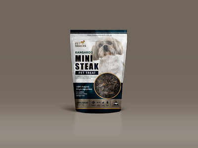 Pet treat australia design graphic design kangaroo label design packaging pet treat