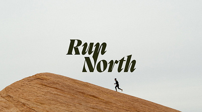RUN NORTH // NORTH BOUND '93 adventure branding graphic design logo logo design nature outdoor brand outdoors outside run run logo running running brand track trail running
