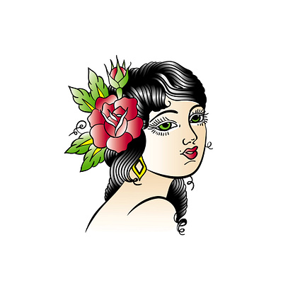 Mujer gitana design illustration vector