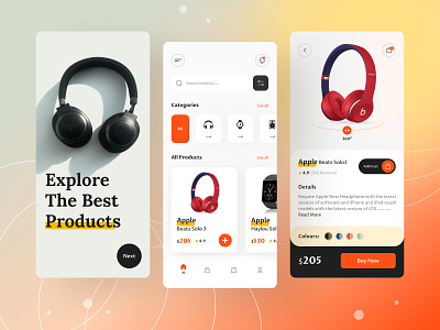 E commerce mobile app android android app android design app app ui app ux design e commerce e commerce app e commerce mobile app e commerce mobile app design e commerce ui e commerce ux electrics headphones online shop online store typography ui ux