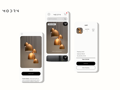 Modrn app branding design ecommerce illustration logo mobile typography ui ux