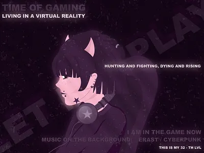LET ME PLAY anime girl arwork character character design digital digital art digital illustration girl illustration graphicdesign illustration