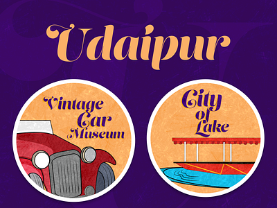 Udaipur Sticker city design graphic design graphic world illustration photoshop sticker udaipur udaipur city vector