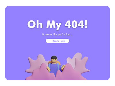 404 Error Page Design 404 design error 404 error page ui ui design user interface ux web design webpage website design