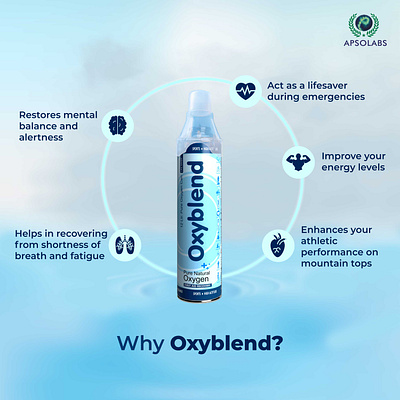 Oxyblend-Benefits art branding creative graphic design infographics minimal social post