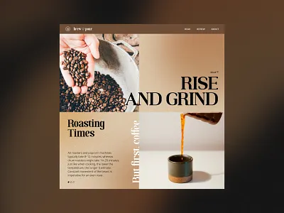 Rise and Grind - Issue 03 art branding coffee design figma graphic design illustration magazine