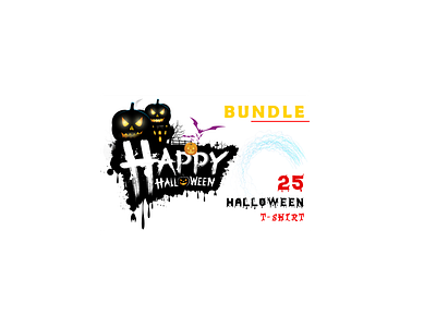 Halloween T-Shirt Design Bundle clothing graphic design halloween halloween t shirt design bundle t shirt design bundle