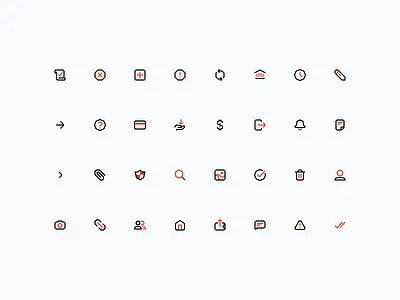 Sharp Business Icons business crypto icon pack icon set iconpack icons minimal pack ui