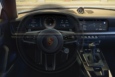 Porsche 911: Race Mode automotive design ui ux