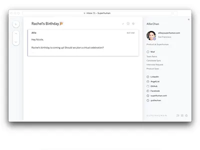 Superhuman — Remarkable GIF animation email gif marketing premiere product superhuman