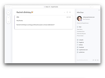 Superhuman — Remarkable GIF animation email gif marketing premiere product superhuman